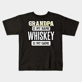 Whiskey For Grandpa Fathers Day Kids T-Shirt